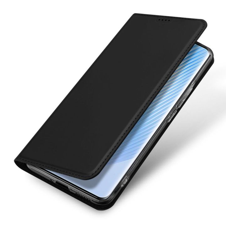 Skin Pro dėklas Honor Magic5 flip cover card wallet stand black