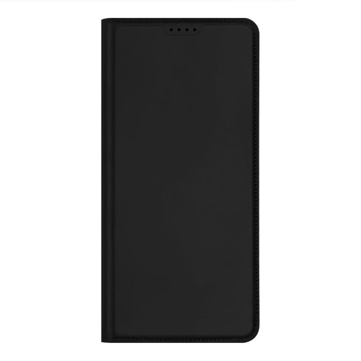 Skin Pro dėklas Honor Magic5 flip cover card wallet stand black