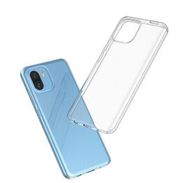Ultra Clear 0,5 mm korpusas Xiaomi Redmi A2 / Redmi A1 plonam korpusui skaidrus