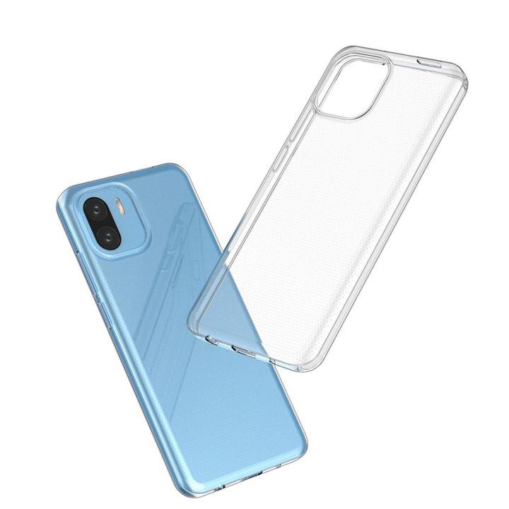 Ultra Clear 0,5 mm korpusas Xiaomi Redmi A2 / Redmi A1 plonam korpusui skaidrus