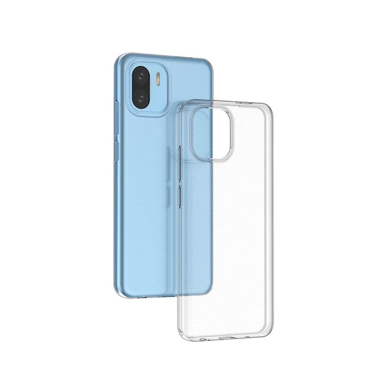 Ultra Clear 0,5 mm korpusas Xiaomi Redmi A2 / Redmi A1 plonam korpusui skaidrus