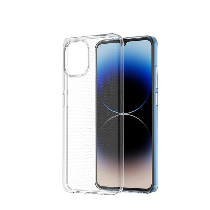 Ultra Clear 0,5 mm korpusas Xiaomi Redmi A2 / Redmi A1 plonam korpusui skaidrus