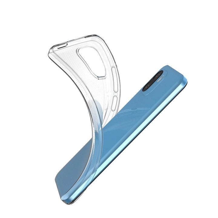 Ultra Clear 0,5 mm korpusas Xiaomi Redmi A2 / Redmi A1 plonam korpusui skaidrus