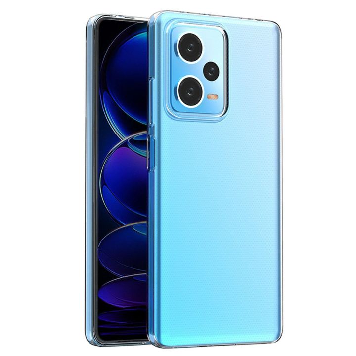 Ultra Clear 0,5 mm korpusas, skirtas Xiaomi Redmi Note 12 Pro+ , plonas, skaidrus