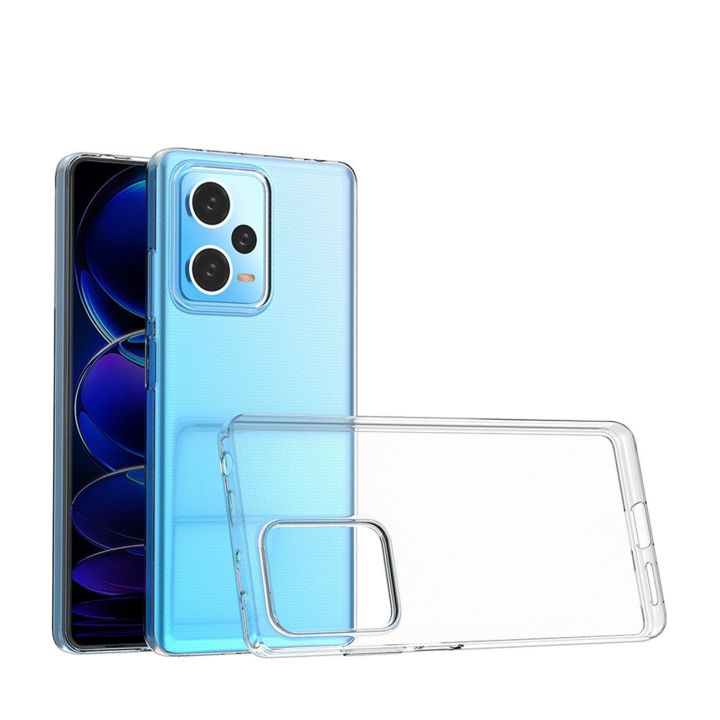 Ultra Clear 0,5 mm korpusas, skirtas Xiaomi Redmi Note 12 Pro+ , plonas, skaidrus
