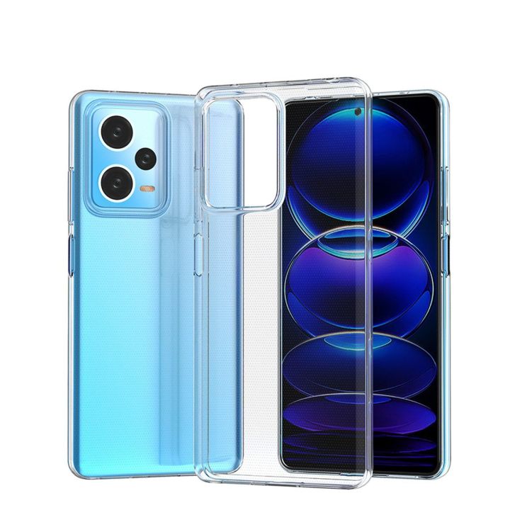 Ultra Clear 0,5 mm korpusas, skirtas Xiaomi Redmi Note 12 Pro+ , plonas, skaidrus