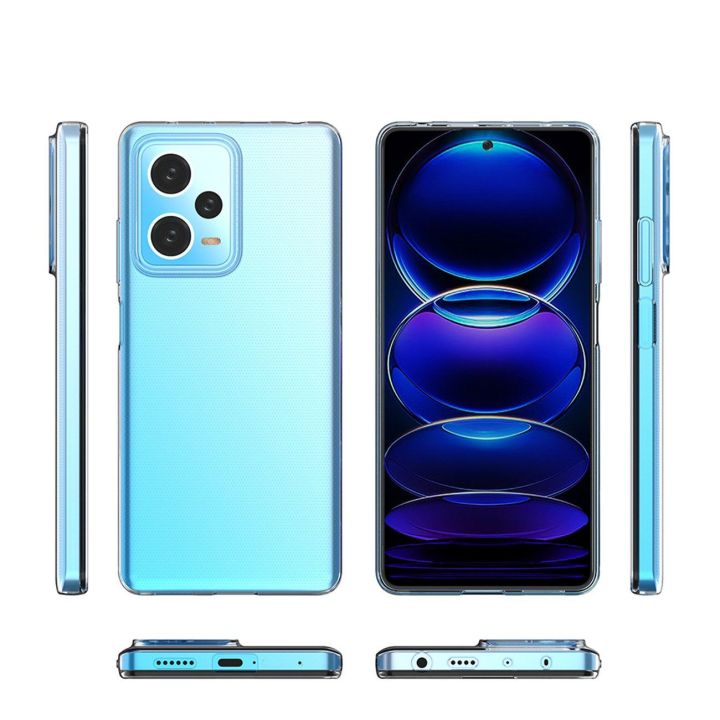 Ultra Clear 0,5 mm korpusas, skirtas Xiaomi Redmi Note 12 Pro+ , plonas, skaidrus