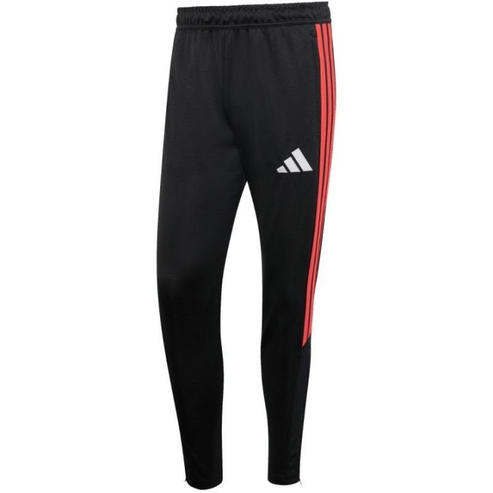 Vyriškos treniruočių kelnės adidas Tiro 26, juodos ir raudonos