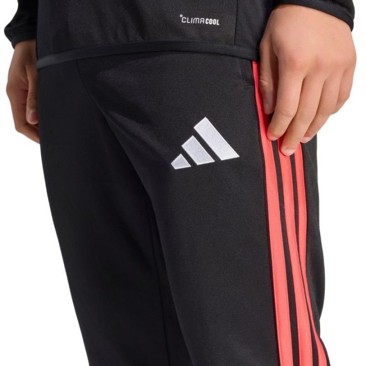Vyriškos futbolo kelnės adidas Tiro 26 League, juodos ir raudonos