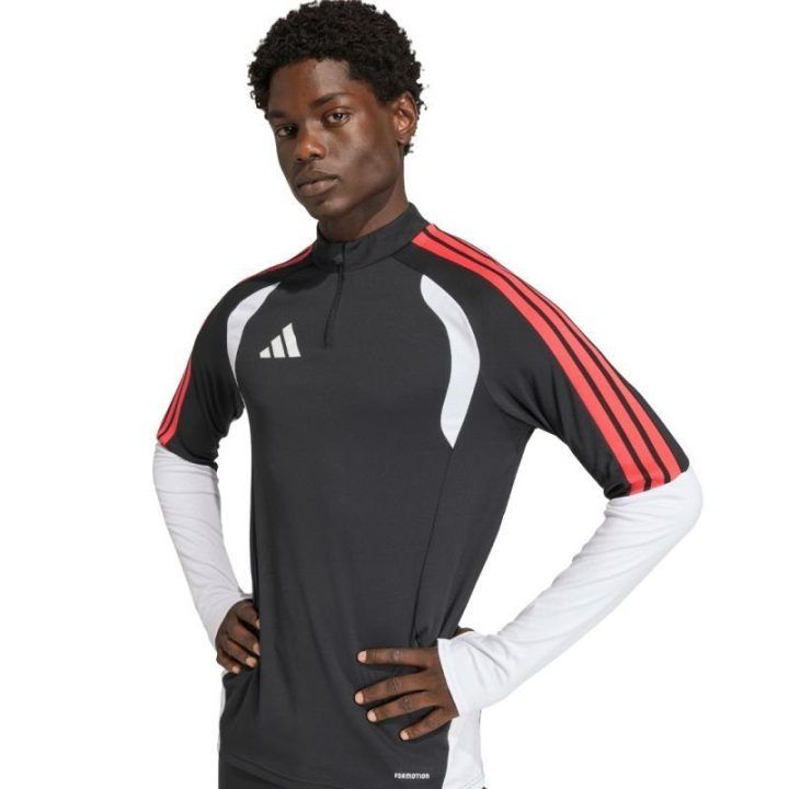 Vyriškas džemperis adidas Tiro 26 Competition, juodas, baltas ir raudonas