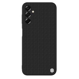 Nillkin tekstūruotas dėklas Samsung Galaxy A14 5G / Galaxy A14 sustiprintas nailoninis dėklas, juodas