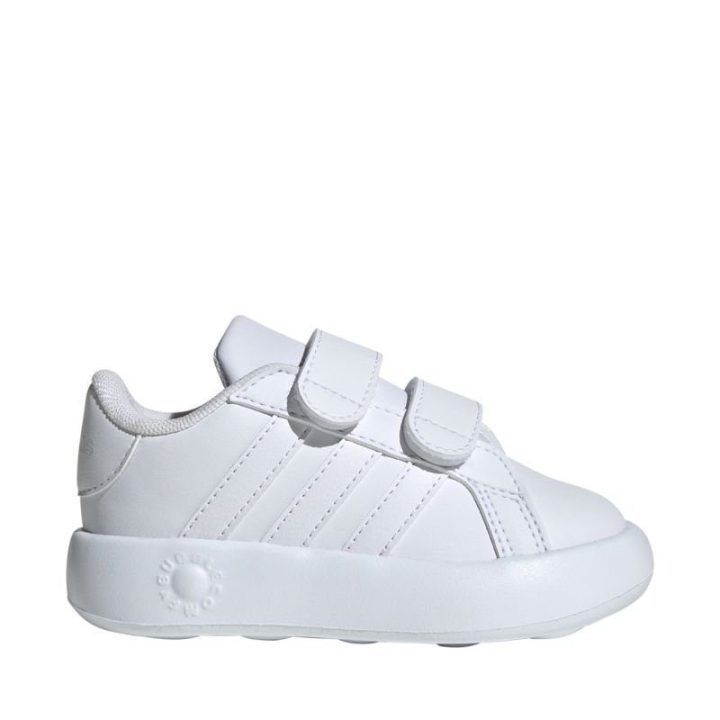 Vaikiški sportbačiai su lipukais adidas Grand Court 2.0, balti