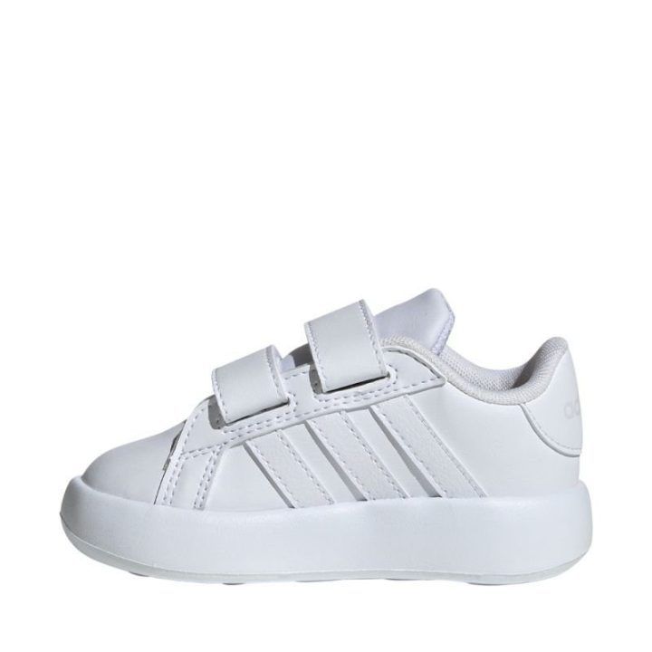 Vaikiški sportbačiai su lipukais adidas Grand Court 2.0, balti