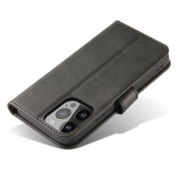 Magnetinis dėklas Vivo Y16 / Vivo Y02s, skirtas Vivo Y16 / Vivo Y02s, apverčiamam dangteliui, piniginei, juodos spalvos