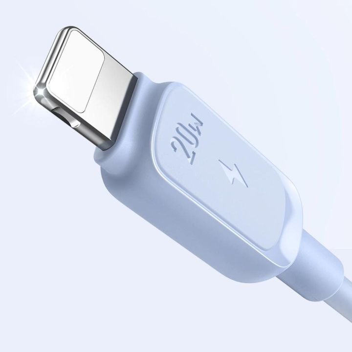 USB C - Lightning 20W 1,2 m kabelis S-CL020A14 - mėlynas