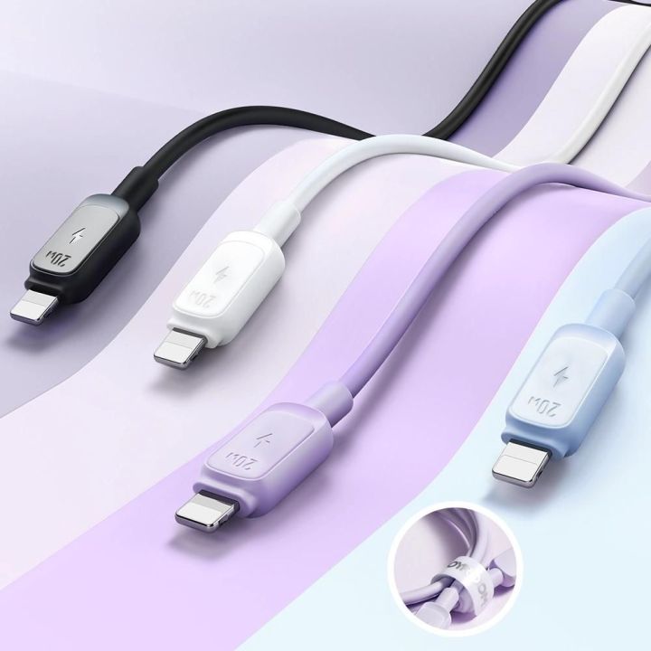 Kabelis USB C - Lightning 20W 1,2 m S-CL020A14 - baltas