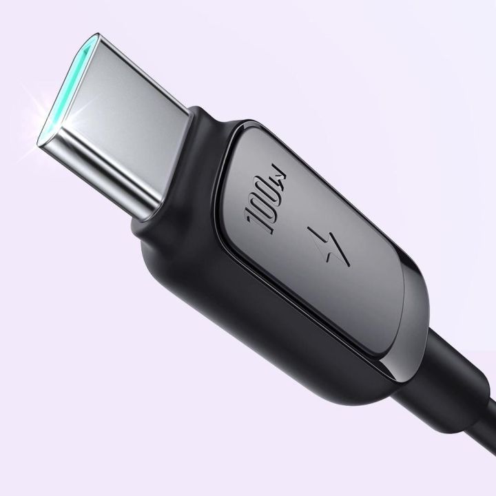 USB C - USB C 100W kabelis 1,2 m S-CC100A14 - juodas