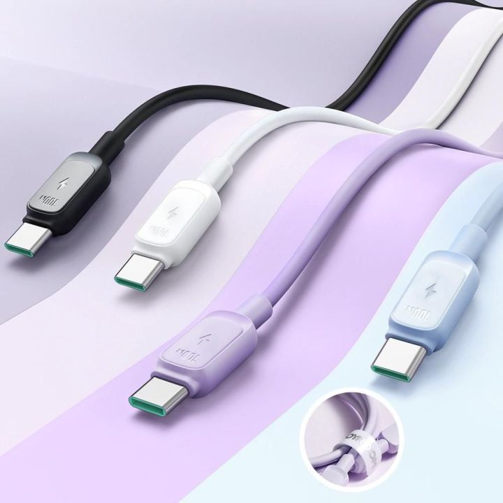 USB C - USB C 100W kabelis 1,2 m S-CC100A14 - juodas