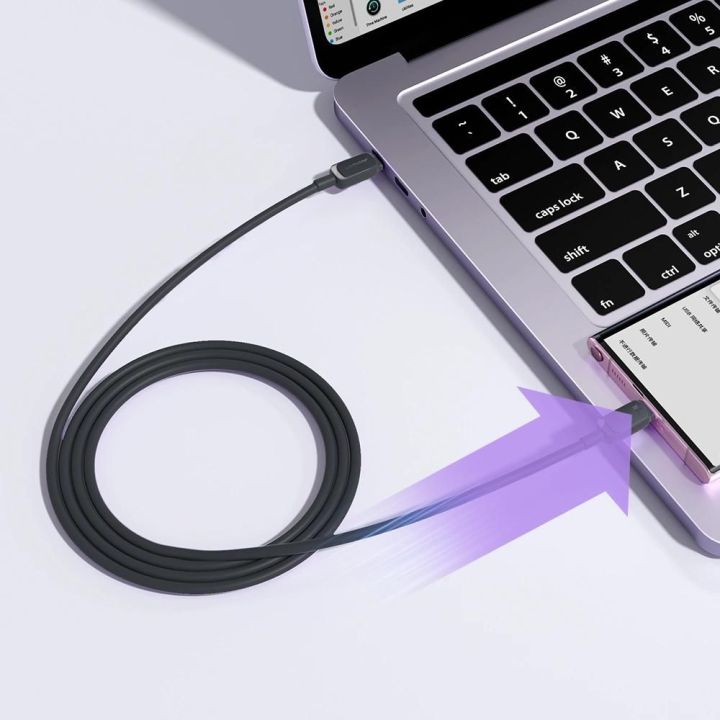 USB C - USB C 100W kabelis 1,2 m S-CC100A14 - juodas