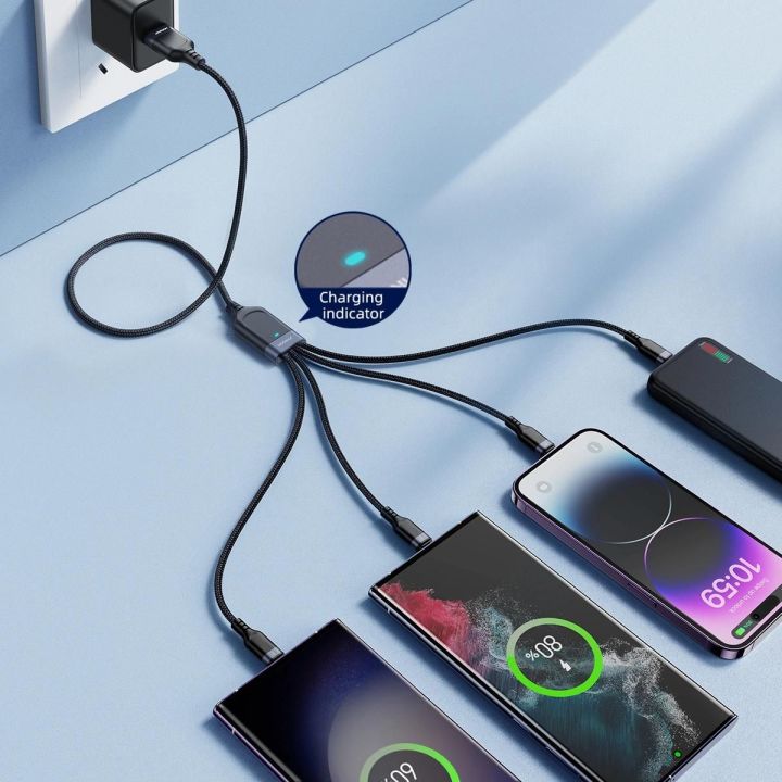 USB 4in1 USB 1T4018A18 - juodas