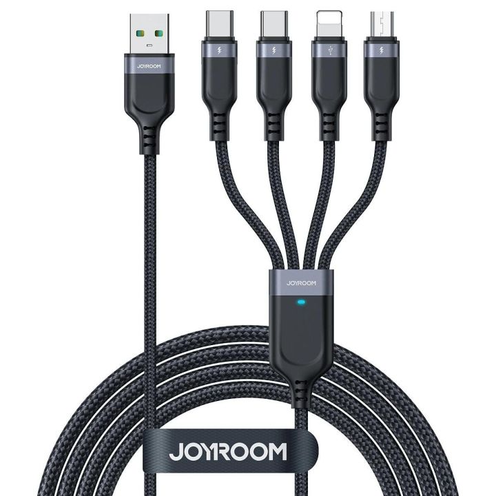 USB 4in1 USB 1T4018A18 - juodas