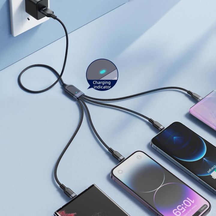 USB 4in1 USB 1T4018A18 - juodas