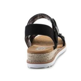 Moteriškos basutės su Memory Foam vidpadžiu Skechers BOBS, juodos