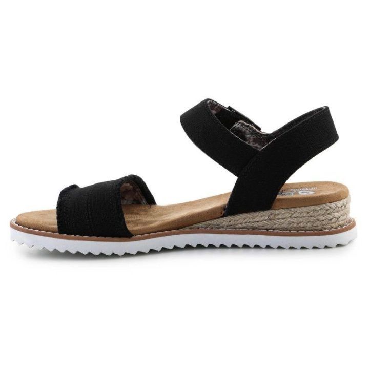 Moteriškos basutės su Memory Foam vidpadžiu Skechers BOBS, juodos