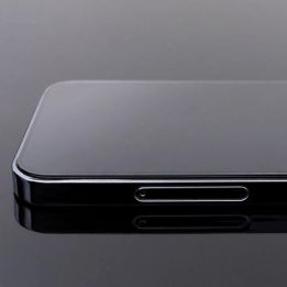 Case Friendly Full Glue viso ekrano grūdintas stiklas su rėmeliu iPhone 15 Pro Max - juodas