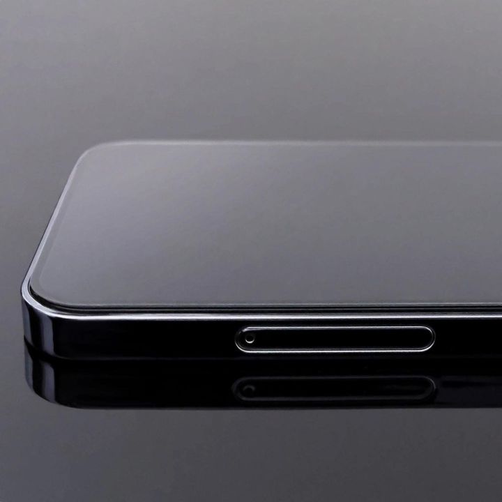 Case Friendly Full Glue viso ekrano grūdintas stiklas su rėmeliu iPhone 15 Pro - juodas