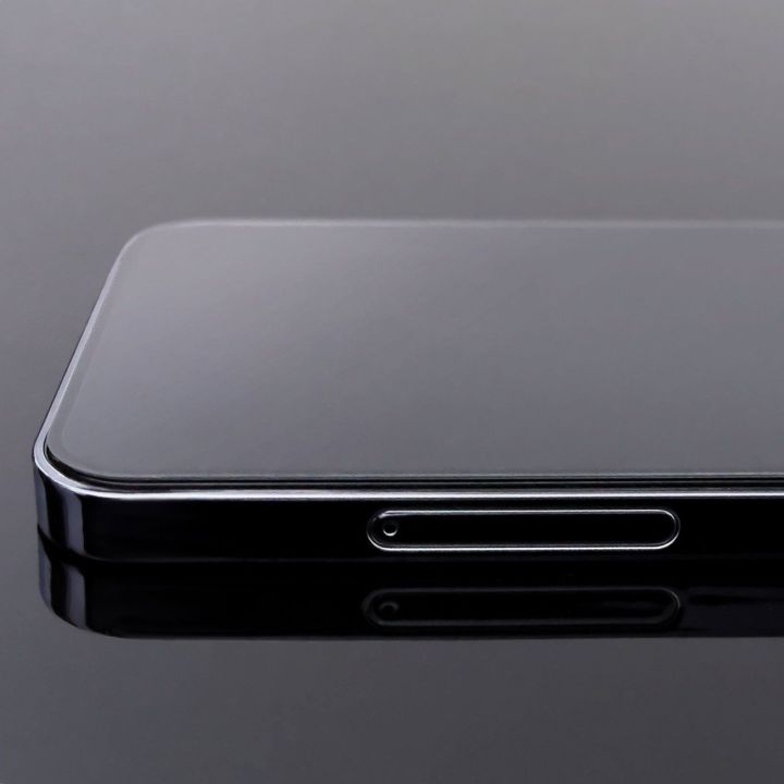 Case Friendly Full Glue iPhone 15 Plus viso ekrano grūdintas stiklas su rėmeliu - juodas