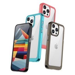 Sustiprintas dėklas su lanksčiu rėmeliu iPhone 15 Outer Space - mėlynas