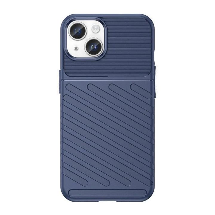 Pancerne iPhone 15 Plus Thunder dėklas - mėlynas
