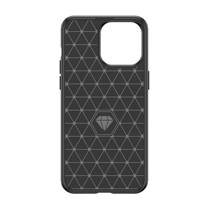 Lankstus anglies rašto dėklas iPhone 15 Pro Max Carbon Case - mėlynas