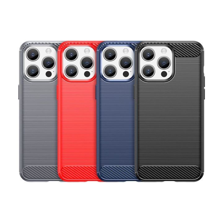 Lankstus anglies rašto dėklas iPhone 15 Pro Max Carbon Case - mėlynas