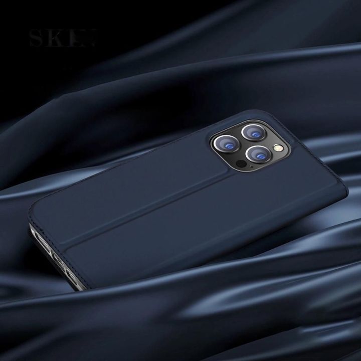 Skin Pro iPhone 15 Pro dėklas su atvartu ir pinigine - rožinis