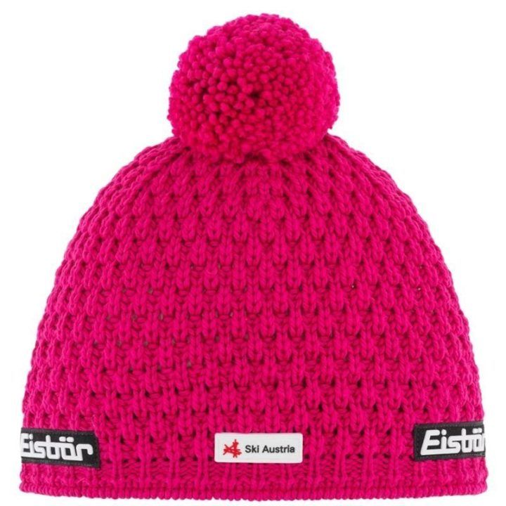 Merino vilnos kepurė su bumbulu Eisbar Trail Pompon