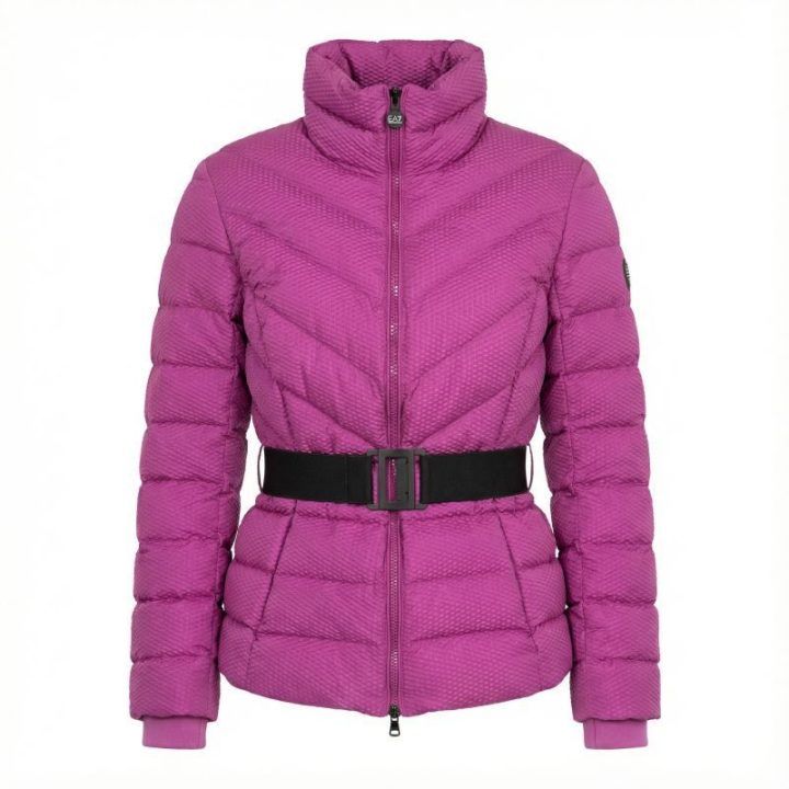 Moteriška pūkinė striukė su diržu EA7 Emporio Armani Calidum7