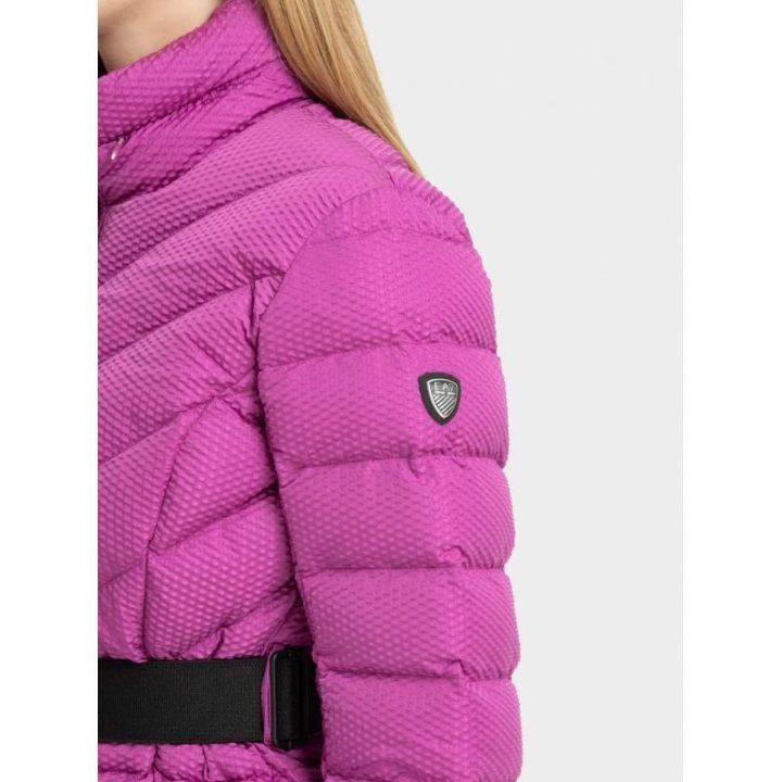 Moteriška pūkinė striukė su diržu EA7 Emporio Armani Calidum7