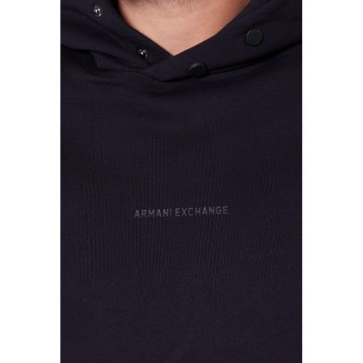 Vyriškas medvilninis džemperis su gobtuvu Armani Exchange