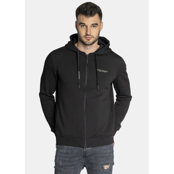 Vyriškas medvilninis džemperis su užtrauktuku Armani Exchange