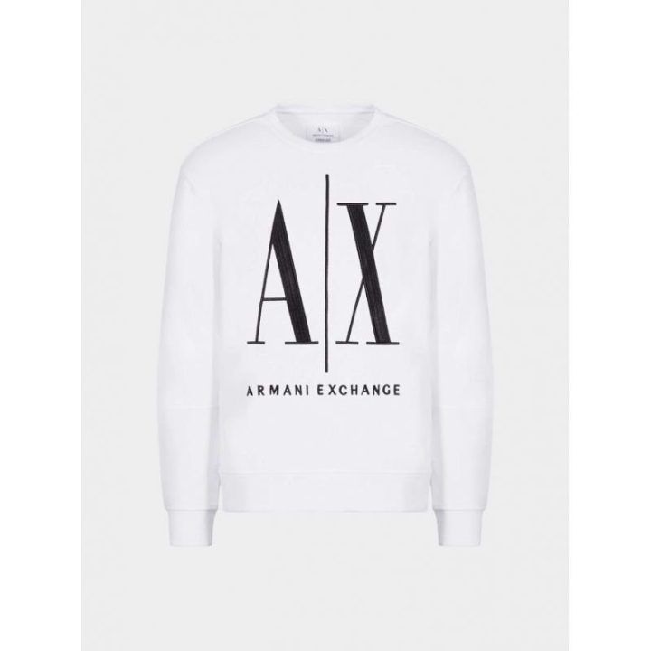 Vyriškas džemperis su dideliu logotipu Armani Exchange