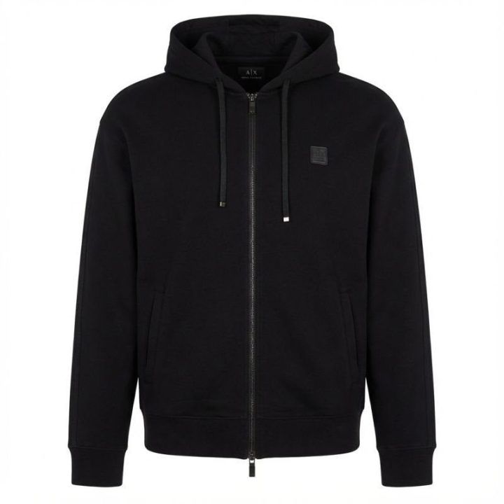 Vyriškas džemperis su gobtuvu ir užtrauktuku Armani Exchange