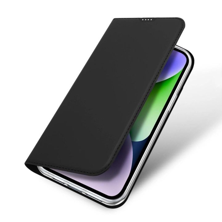 Dėklas iPhone 15 Plus apverčiamam dangteliui ir piniginei Skin Pro - juodas