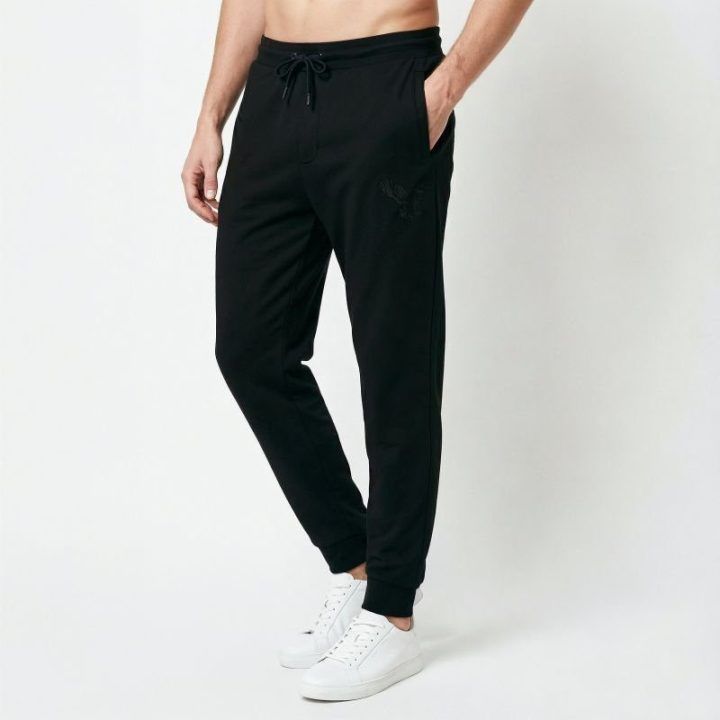 Vyriškos sportinės kelnės Armani Exchange, juodos