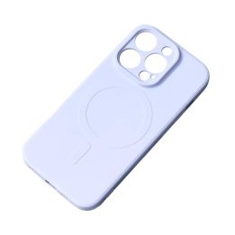 Su MagSafe suderinamas silikoninis dėklas, skirtas iPhone 15 Pro Max Silikoninis dėklas - mėlynas