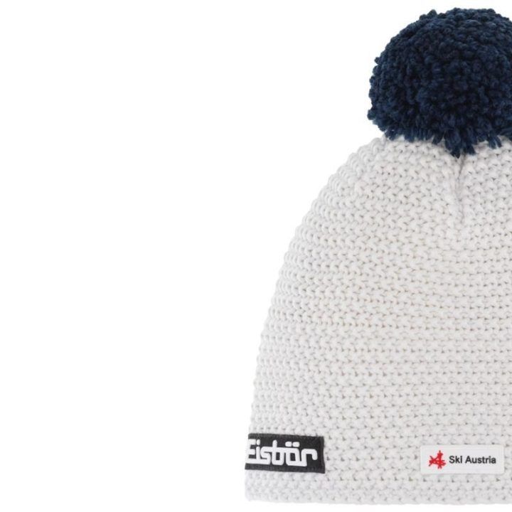 Merino vilnos kepurė su bumbulu Eisbar Jamie Pompon
