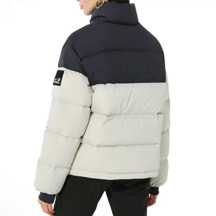 Moteriška striukė nuo vėjo Jack Wolfskin 365 Fearless Down, balta