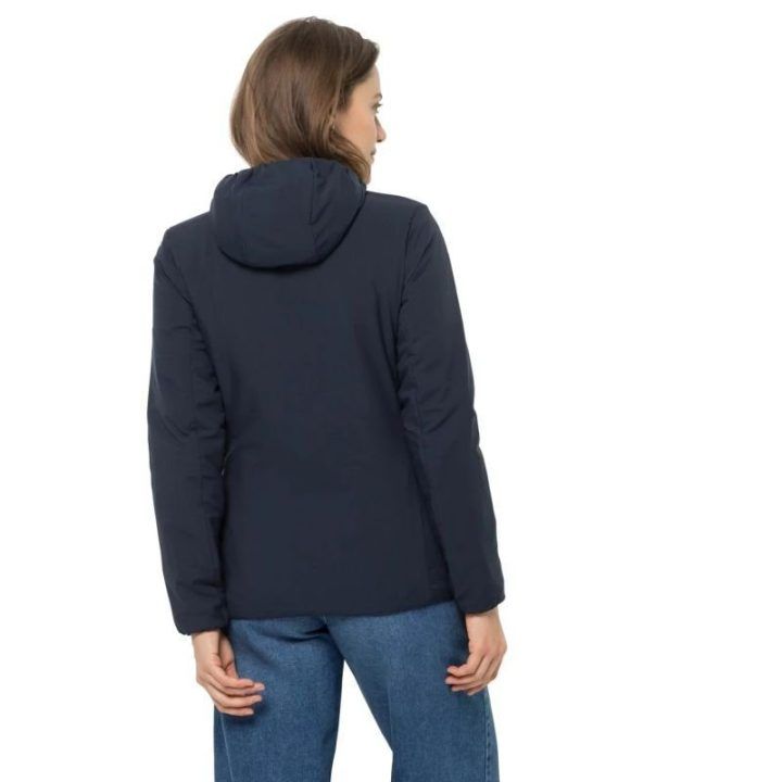 Moteriška striukė nuo vėjo Jack Wolfskin JWP Atmos, tamsiai mėlyna