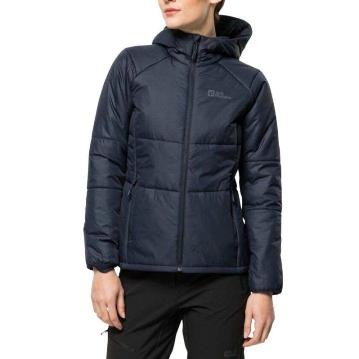 Moteriška žieminė striukė Jack Wolfskin Bergland INS, tamsiai mėlyna